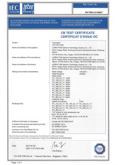 Certificati Trasformatori CB