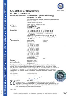 Certificati Trasformatori CE
