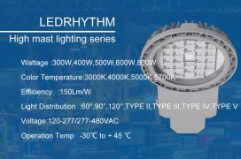 Soluzioni di illuminazione ad alta potenza Ledrhythm High Mast - HMARS